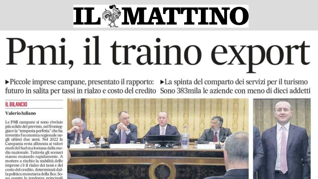 Presentazione Rapporto PMI Campania 2022, Lampugnale: “Valorizzare I territori per evitare spopolamento”
