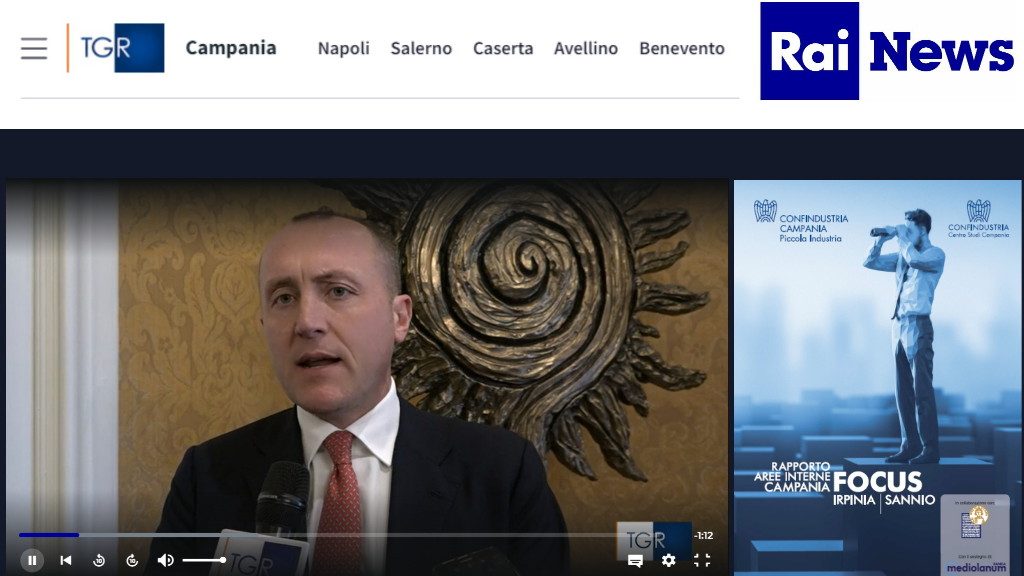 TGR CAMPANIA intervista a Pasquale Lampugnale sul Rapporto Aree Interne Campania