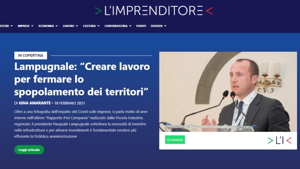 Il CEO di Sidersan Pasquale Lampugnale in copertina nazionale sulla rivista “L’Imprenditore”