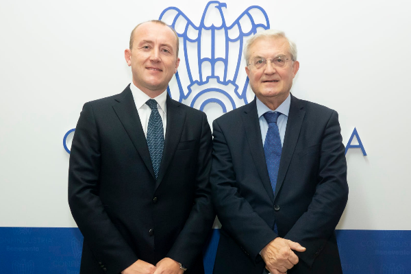 Rinnovato il protocollo d’intesa tra Confindustria e Protezione Civile. Pasquale Lampugnale tra i promotori e organizzatori dell’iniziativa